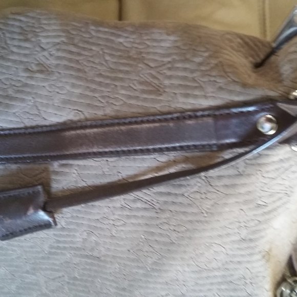 Louis Vuitton Leather Clochette Key Holder Damier Ebene Brown - Picture 5 of 10